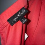 Sequin Hearts Beaded Rhinestone Strapless Coral Evening Gown Floor Length Formal Dress Photo 8