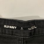 Old Navy  High Rise Wow Straight Black Jeans - Size 8 Tall Photo 2