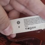 Lululemon Energy Bra High Neck Line Ombre Red Muilti Size 6 Women Photo 3