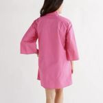 Caryn Lawn Rosemary Dress Gemstone Embellished Poplin Shirt‎ Tunic Dress O/S NWT Pink Size undefined Photo 2