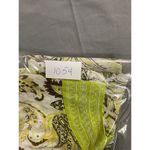 Fenn Wright Manson Fenn‎ Wright Manson Linen Sleeveless Paisley Top Large Lime Green Cream & Brown Photo 7