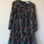 Ann Taylor  dress floral short dress size XXS fall office career church court Photo 2