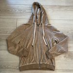 Juicy Couture  Rhinestone Studded Hooded Full Zip Velour Track Jacket Size M Photo 0