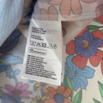 H&M Top Size 6 Floral Puff Sleeve Off Shoulder Maximalist Retro Artsy Summer Photo 4