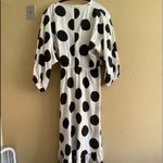 H&M Spotted MIDI Dress SZ M 100% lyocell Photo 8