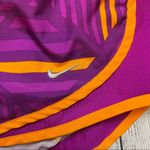 Nike Dri-Fit Purple and Orange Printed Tempo Shorts. Size Small. EUC. Photo 3