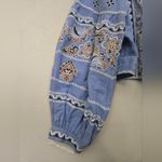 Veronica Beard  Rivoli Embroidered Tassel Tie Cropped Jacket Photo 4
