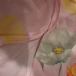 Gibson Latimer XL Feminine Romantic Ruffle Floral Frenzy Dress Sheer Whimsy Photo 5