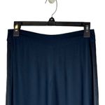 Free People ‎ Pants Womens 0 Black Rayon Satin Stripe Wide Leg High Rise Photo 2