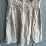 Majorelle Powell Cut Out Mini Dress Short Sleeve in Linen Pink Sand Women’s S Photo 5