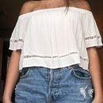 Forever 21 Off the Shoulder White Croptop Photo 0