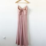 Jenny Yoo  Collection Inesse Bridesmaid Maxi Dress in Dusty Pink Photo 8