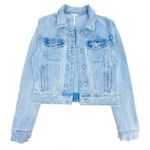 Free People jean jacket size XS excellent condition stone wash excellent cond. Photo 0