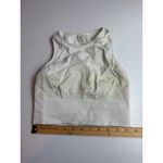 Lululemon ‎ Align Tank Top Light Support Ribbed Knit Seamless White Size 4 Photo 1