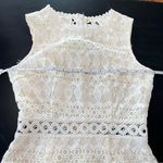 Lulus  Kenna White Crochet Lace Sleeveless Bodycon Dress MEDIUM‎ Photo 8