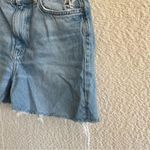 ZARA  Women’s Light Wash‎ Denim Distressed Jean Shorts Size 8 Photo 5