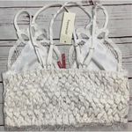 Francesca’s Dina Be Ivory Lace Bralette Size XS Photo 3