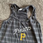MLB Pittsburgh Pirates Striped Tank & Shorts Pajama Set SIZE L Gray Size L Photo 1