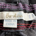 Boden 100% Linen Wide Leg Pants Drawstring Ankle Summer Casual Black 14L 38"x34" Size 14 Photo 2