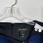 White House | Black Market  WHBM Blue & Black Fitted Shift Dress Business Casual 00 Photo 2