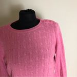 Talbots  Pink Cable-knit Sweater Photo 1