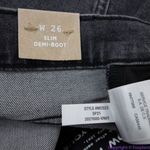 Madewell NEW Slim Demi-Boot Jeans in Hayford Wash, 26 Photo 14