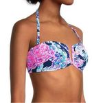 Lilly Pulitzer Niall Bikini Swim Top High Tide Navy in Turtle Amazement Photo 3