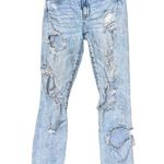 American Eagle AE next level stretch high waisted distressed jeggings Photo 0