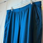 Under Armour Crop Women's Blue Athletic Jogger Pants Loose Fit Pockets Small Photo 5