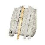 MZ Wallace Metro Convertible Quilted Nylon Water Resistant Grey Backpack Women’s Photo 7