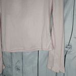 Derek Heart  Light Pink Ribbed Ruched Bust Square Neck Bell Sleeve Top Photo 6