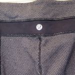 Lululemon Women 8 Diamond Pattern Black Athletic Straight Leg Pants Leggings Photo 6
