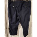Ralph Lauren Lauren Cargo Pants Cropped Utility Navy Blue Size 16 NWT Photo 4