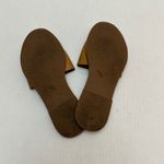 Madewell  The Boardwalk Post Slide Sandal Womens 7.5‎ Leather Caramel Brown Photo 9