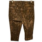Paige  Snake Print Cropped Jeans nwot‎ Photo 4