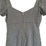 Privacy Please  Revolve Black and White Mini Dress Ruffle Sleeve XS Photo 7