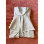 Tibi  Simona Mint Green Strapless Structured Dress Size 4 Photo 1