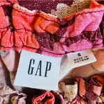 Gap ‎ Women Pink Floral Halter Relaxed Knot Tie Blouse Size S Photo 6