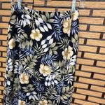 Coldwater Creek  Silk‎ Black Floral Maxi Skirt Size Small Photo 2