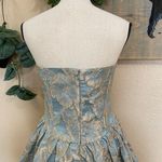 NWOT Lulus Delightful Dreamer Light Blue Jacquard Bubble Photo 5