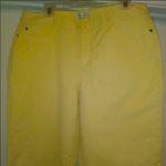 Christopher & Banks  yellow straight leg ankle pants Photo 2