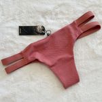 NWT Tavik Chloe Mini Cutout Swim Bottom in Textured Rose Photo 5