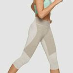 Outdoor Voices  Tech Sweat Two Tone Coyote Atmosphere Crop Leggings Sand Beige S Photo 0