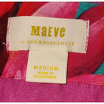 Maeve  Anthropologie Womens Pink Combo Tunic Buttondown Top Dress‎ Medium Photo 4
