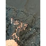 Haute Monde  Black Lace Trim Pencil Skirt Midi Women's Size M Photo 1