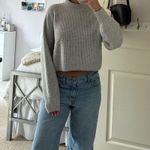 Hollister  Crewneck Sweater Grey Cropped Photo 2