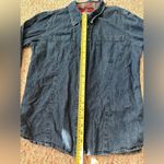 CE Schmidt Workwear Fit For Her Womens Medium Blue Denim Button Front Shirt Photo 2