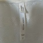 Karen Millen  studded white monochrome blouse with sheer back - Size 2 Photo 2