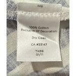 Talbots  Nautical Navy / White‎ Coastal Striped Full Skirt Costal Midi Dress Sz 2 Photo 7