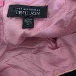 Ricky Freeman for Teri Jon tweed beaded pencil skirt size 6 Pink Photo 3